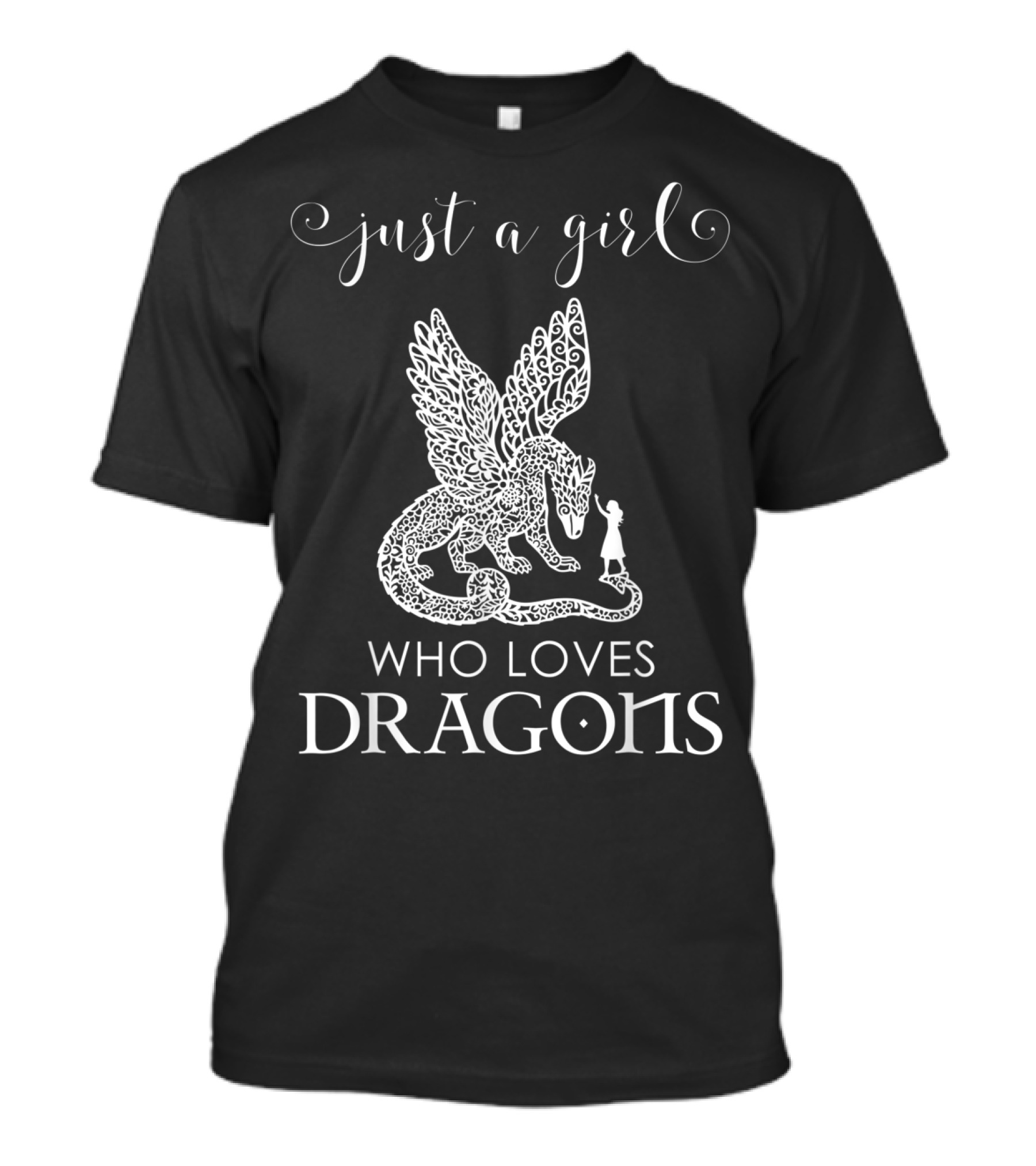 Just A Girl Who Loves Dragons T-Shirt