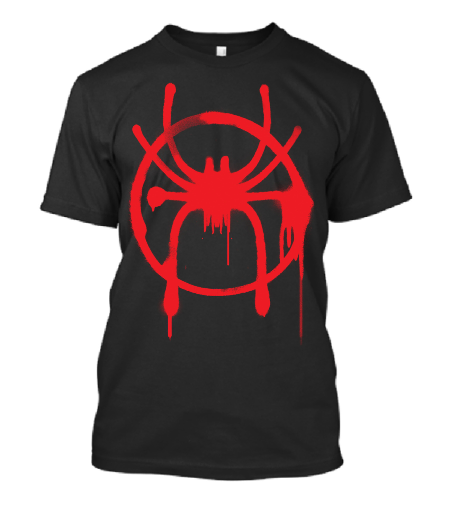 Marvel Spider-Man Into The Spider-Verse Miles Morales Red Spider T-Shirt