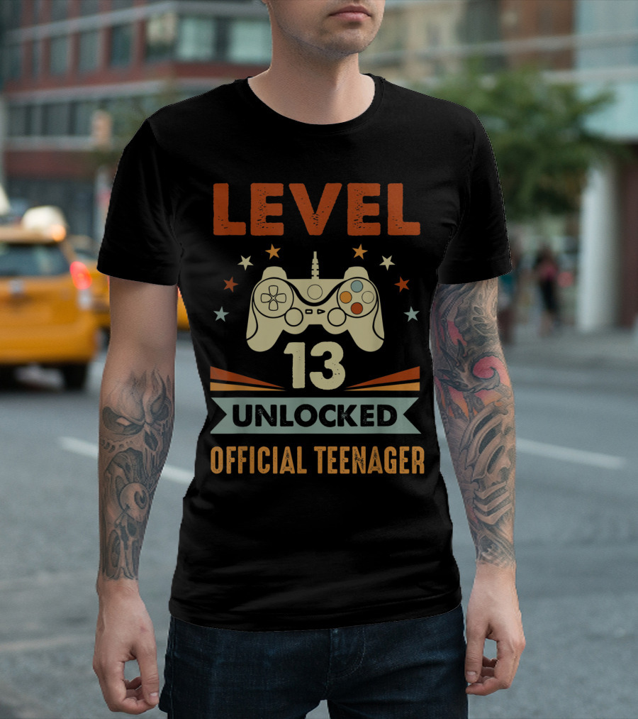 LEVEL 13 UNLOCKED OFFICIAL TEENAGER T-Shirt