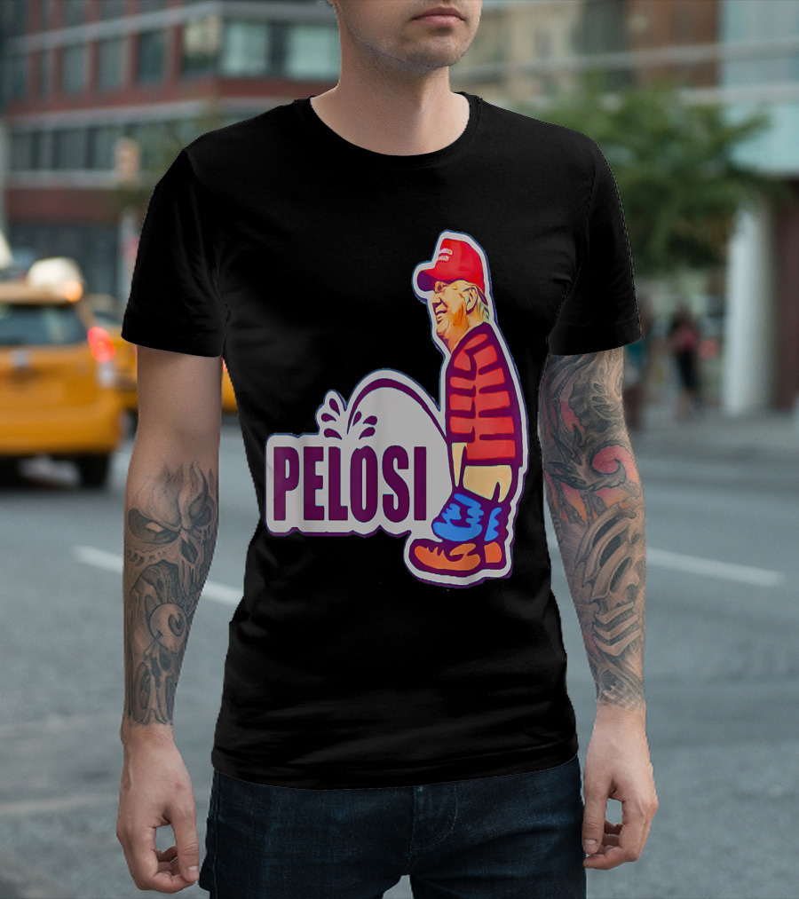 PELOSI No. 45 Red Hat Stripes What Difference T-Shirt