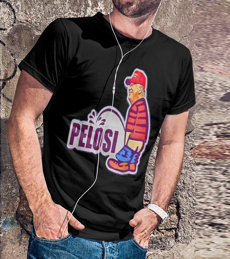 PELOSI No. 45 Red Hat Stripes What Difference T-Shirt