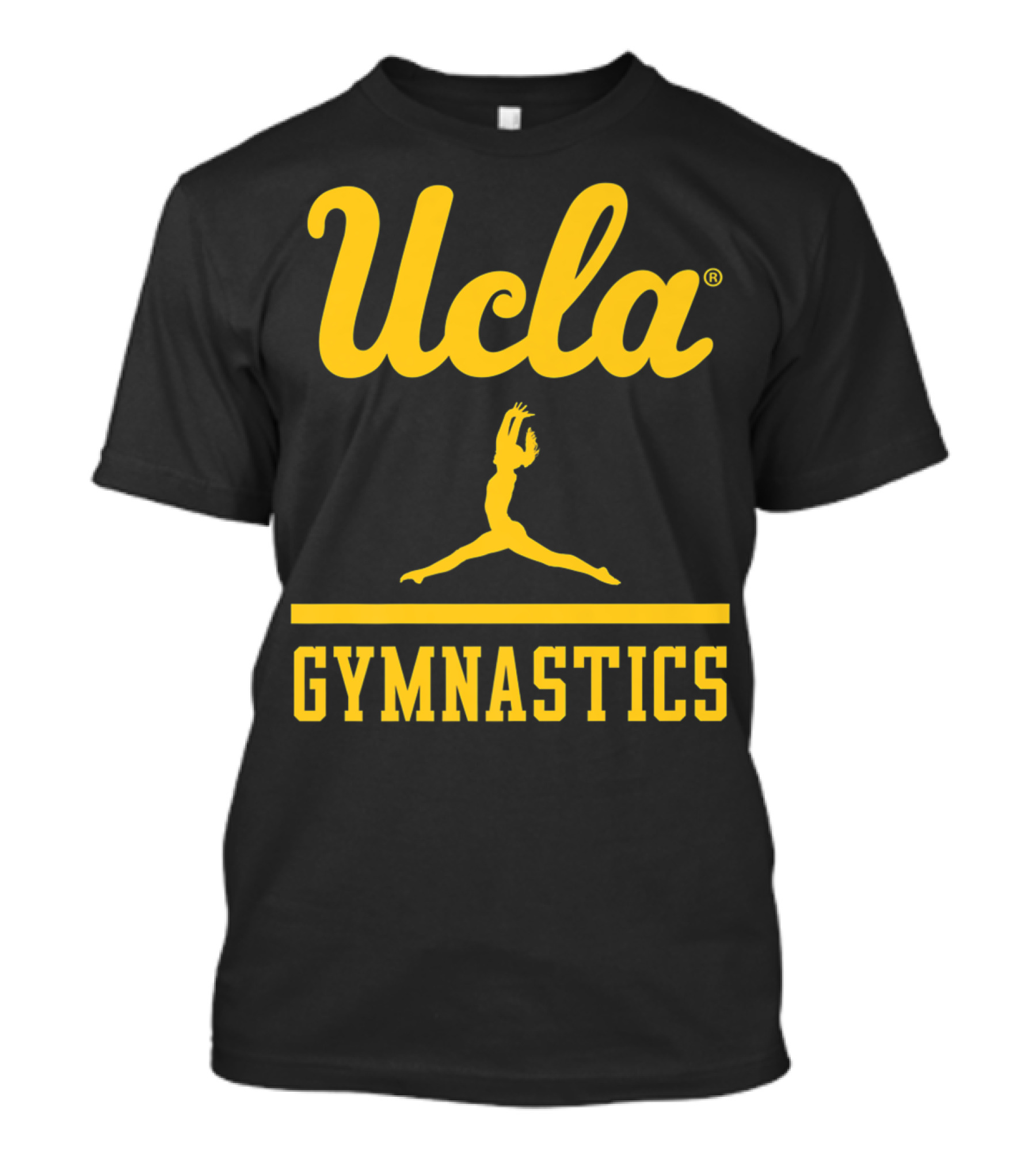 UCLA Gymnastics Yellow T-Shirt