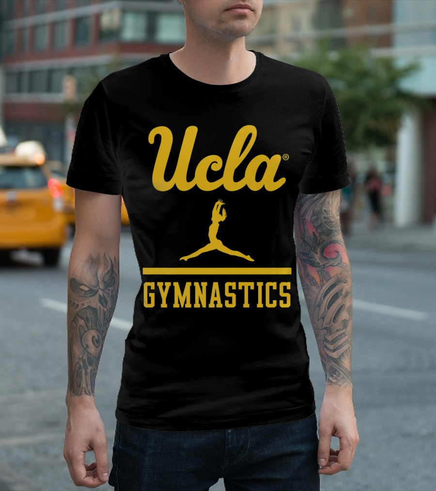 UCLA Gymnastics Yellow T-Shirt