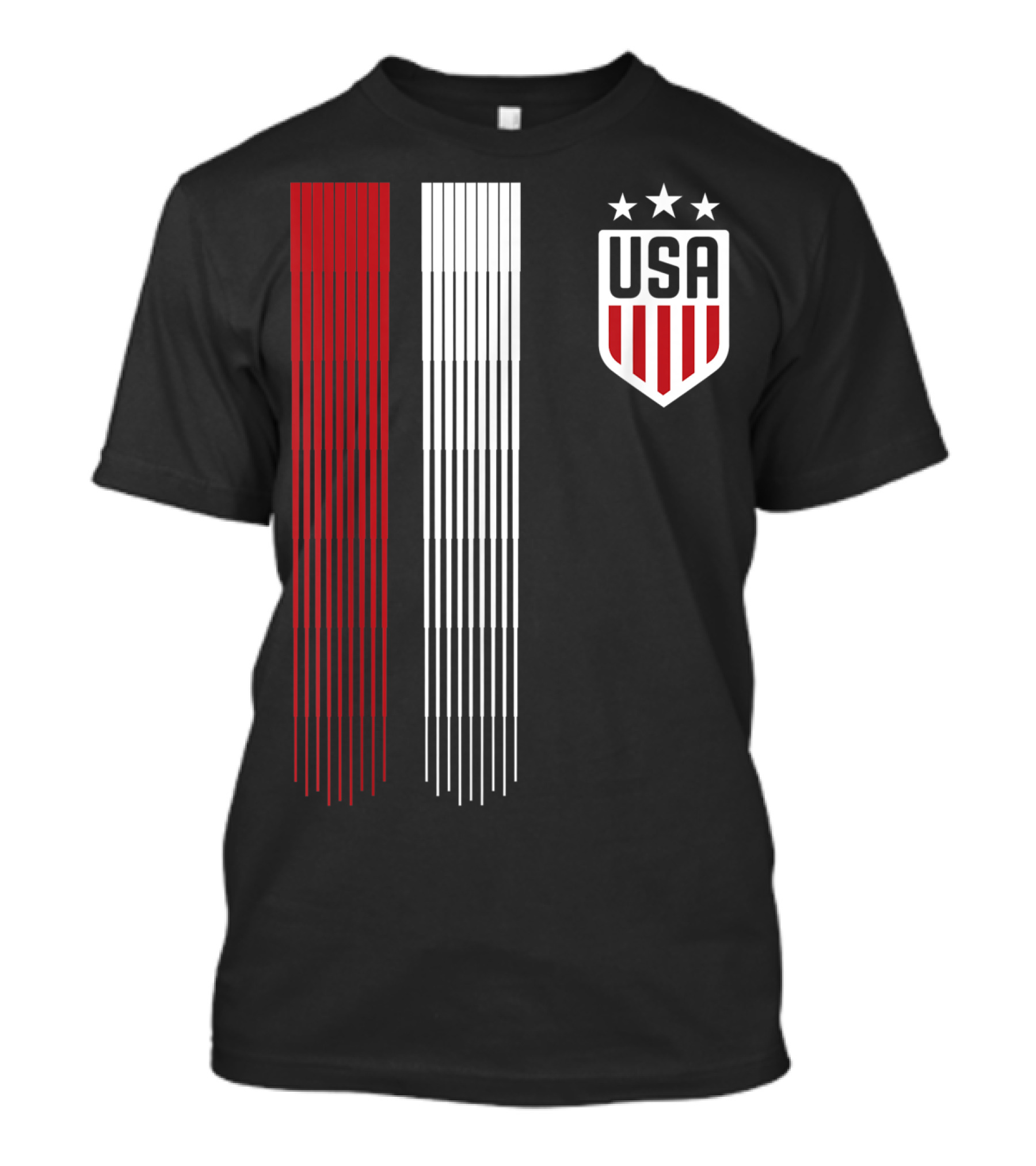 USA Soccer Cool USA Shield Stars Stripes T-Shirt