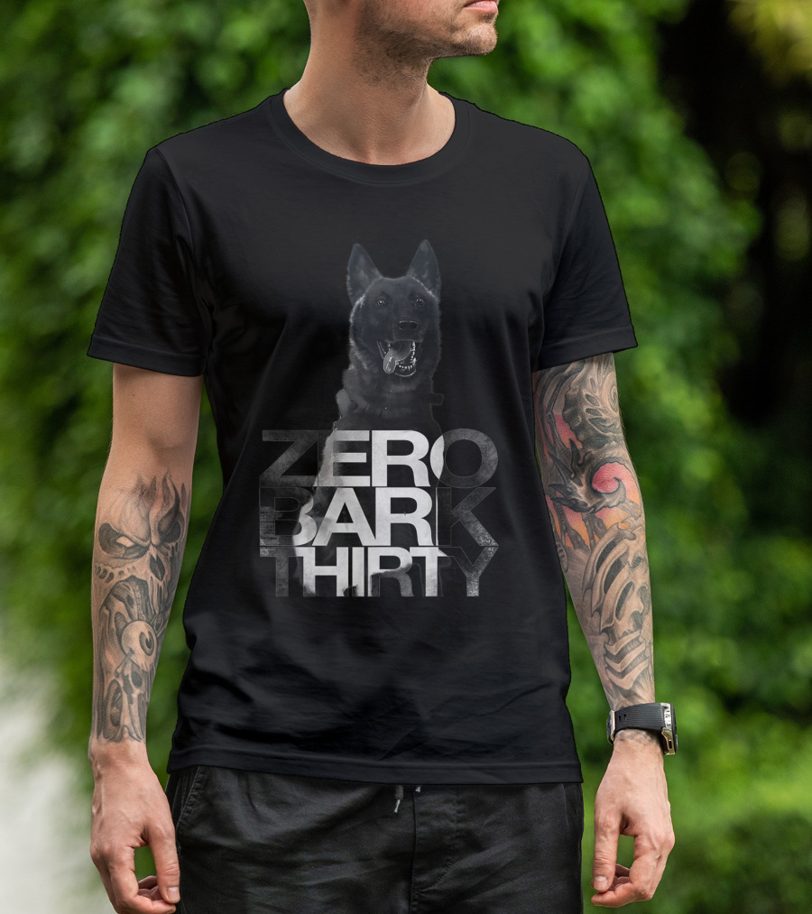 Zero Bark Thirty Dog Armed Forces T-Shirt