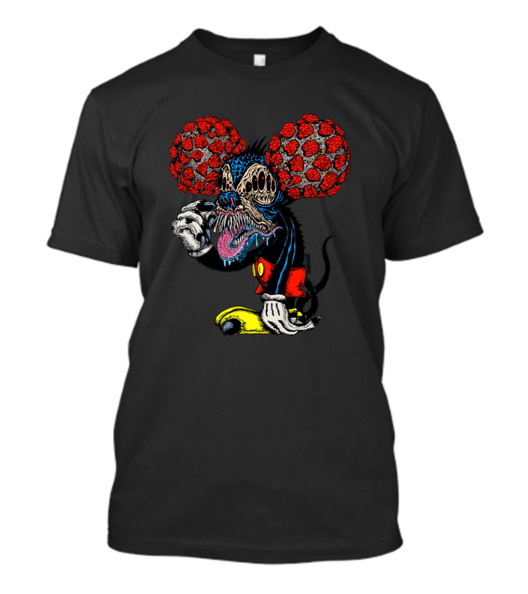 Corona Rat Mutant Cartoon T-Shirt