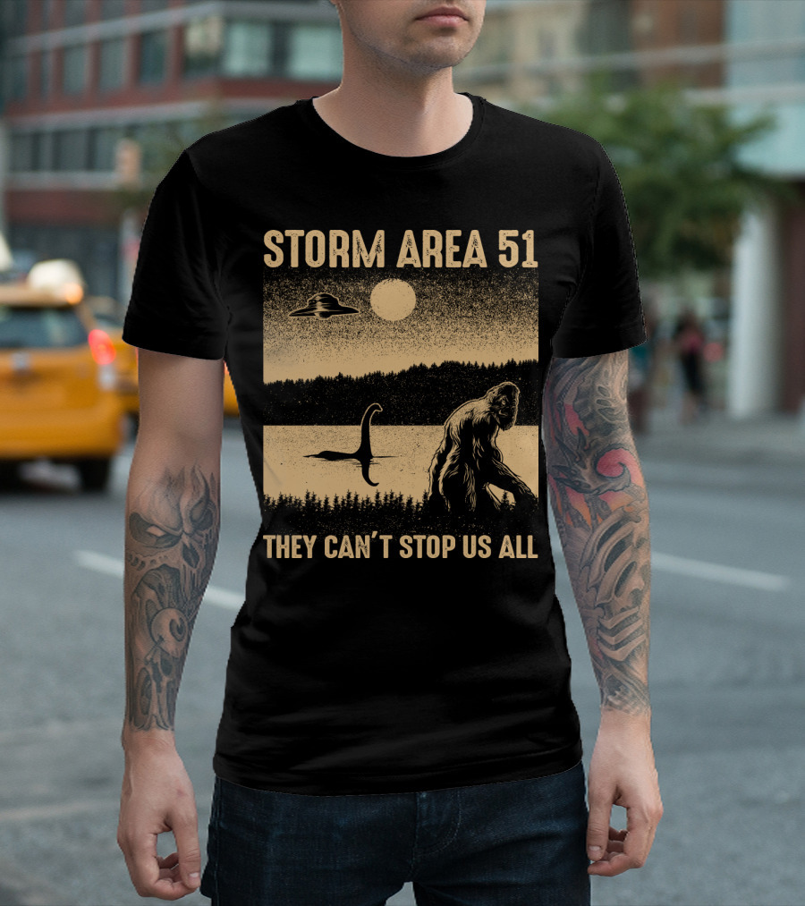 STORM AREA 51 THEY CAN'T STOP US ALL T-Shirt