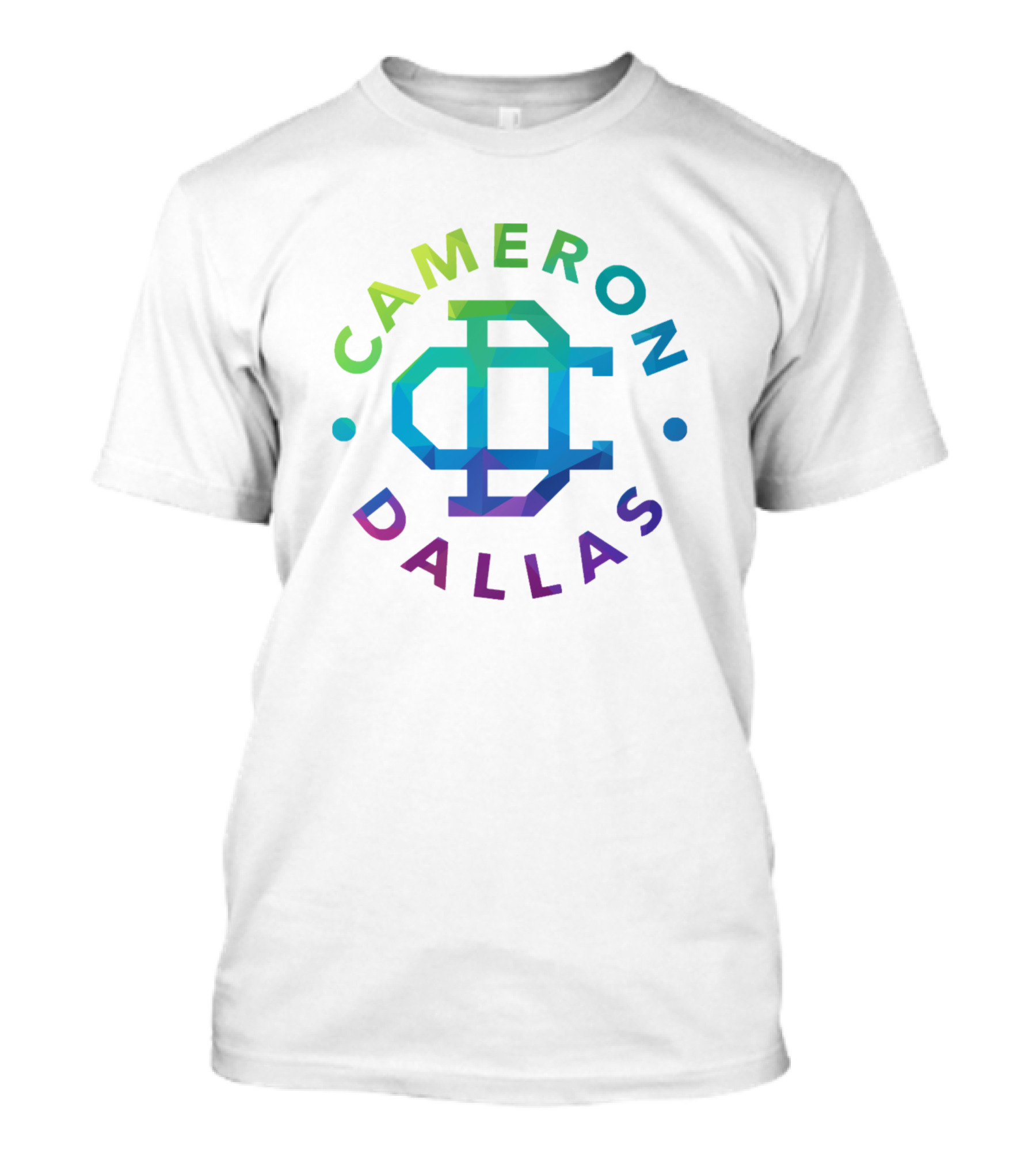 Cameron Dallas Colorful Geometric T-Shirt