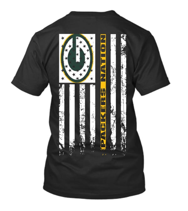 Packers Nation Green Bay Packers Usa Tribute T-Shirt