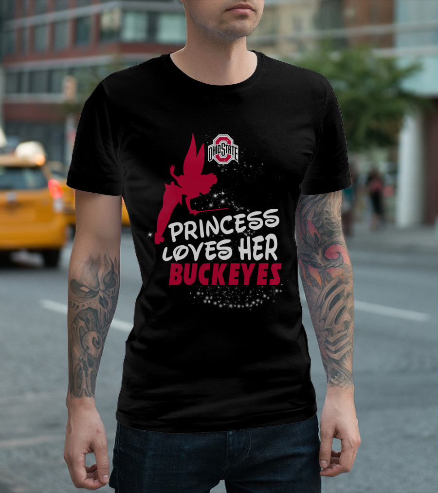 Ohio State Princess Loves Her Buckeyes T-Shirt