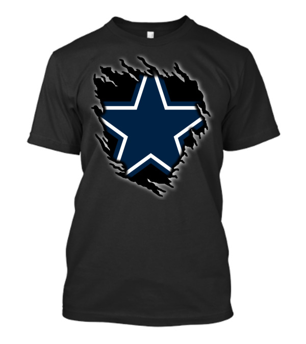 Dallas Cowboys Star Logo Ripped T-Shirt