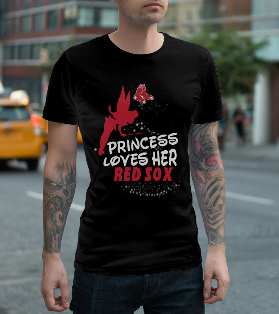 Princess Loves Her Red Sox T-Shirt