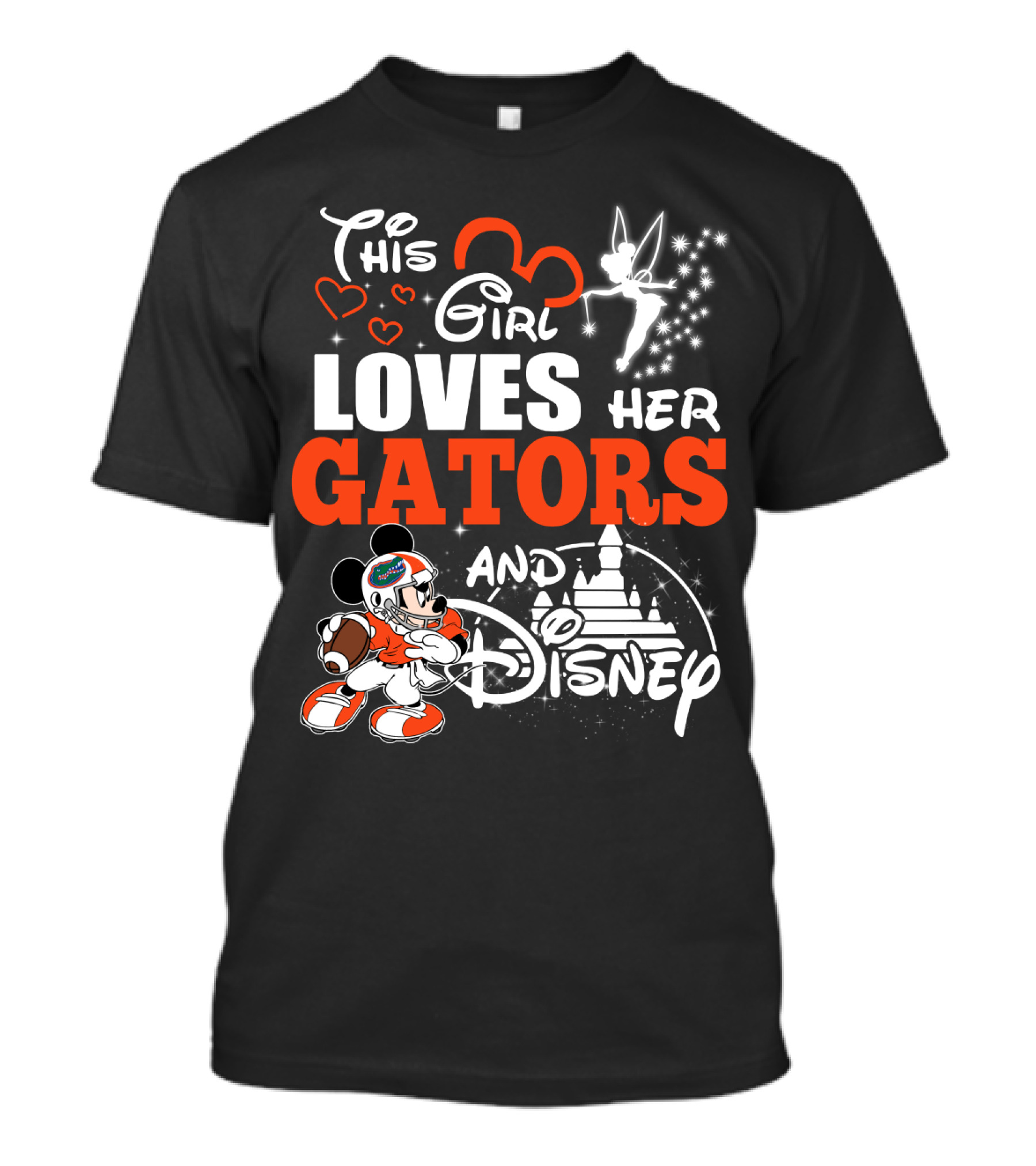 This Girl Loves Her Florida Gators And Disney T-Shirt