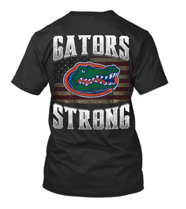 Gators Strong American Flag Florida Gators T-Shirt