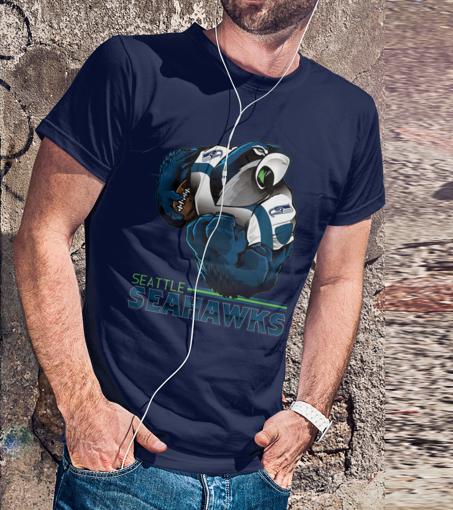 Seattle Seahawks Football Hawk Athlete T-Shirt