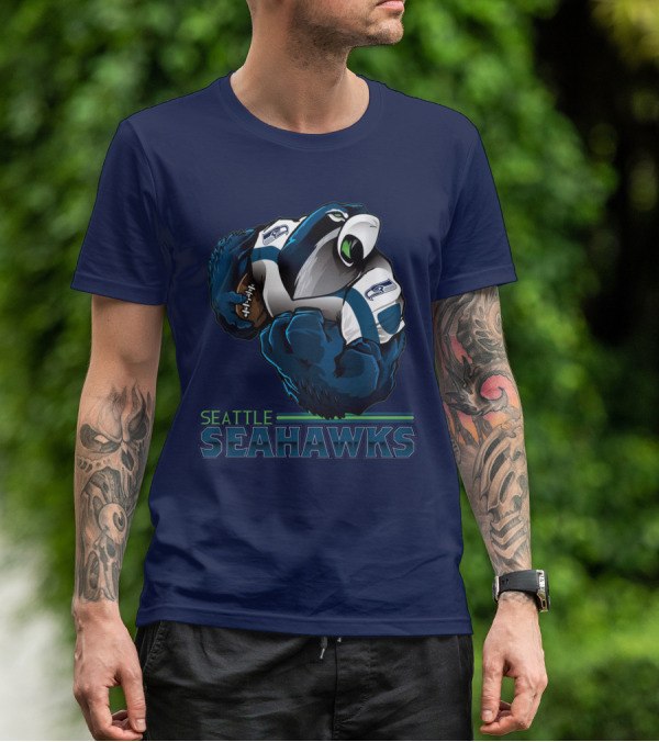 Seattle Seahawks Football Hawk Athlete T-Shirt