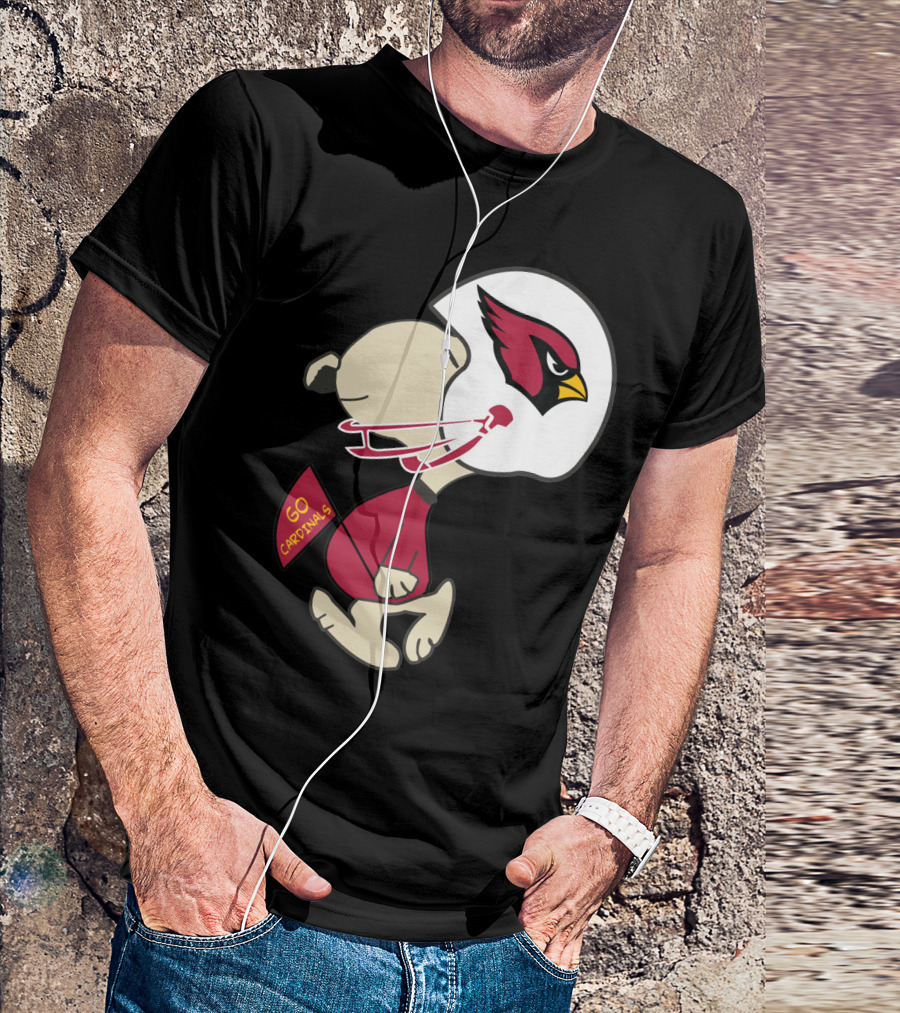 Go Cardinals Fans Helmet T-Shirt