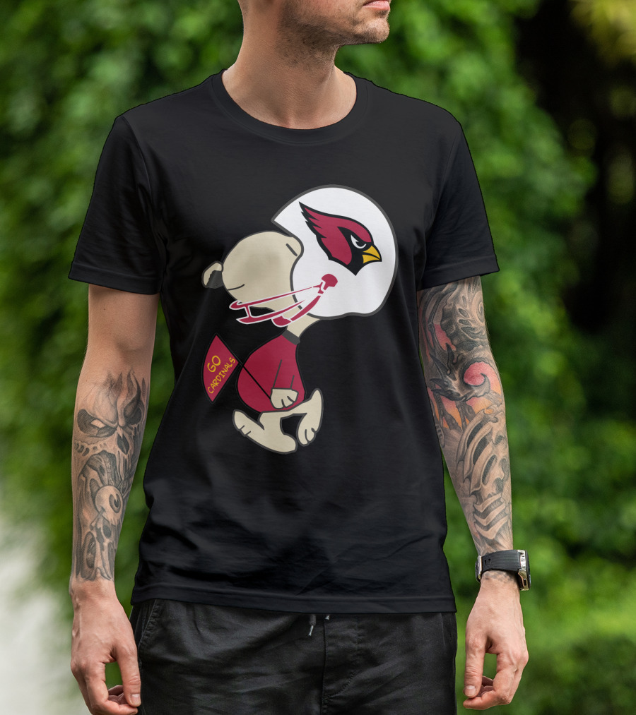Go Cardinals Fans Helmet T-Shirt