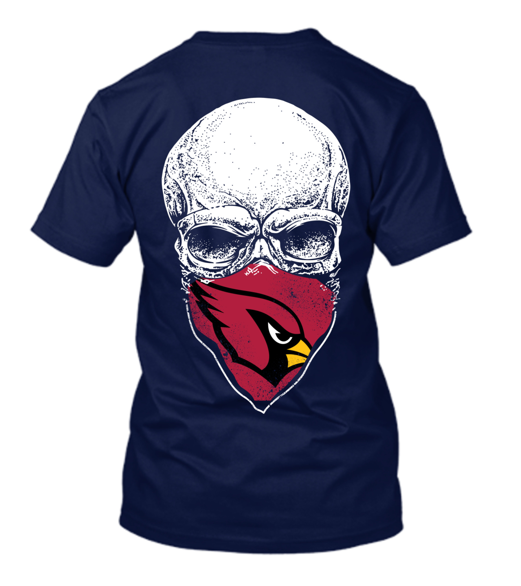 Cardinals Fans Skull Bandana T-Shirt