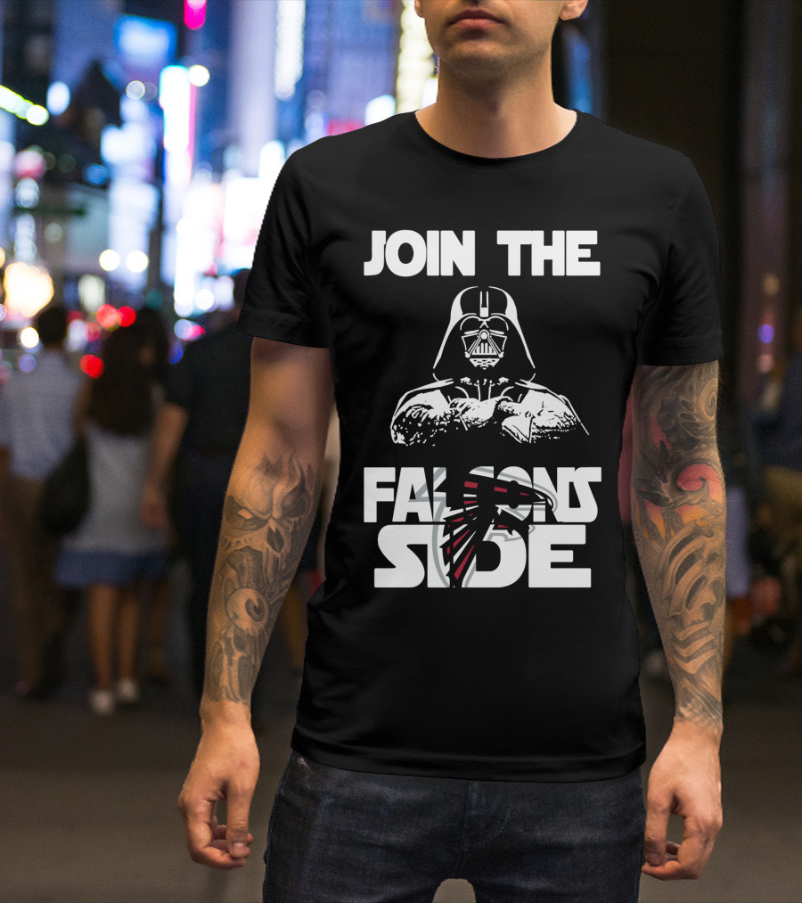Join The Falcons Side Atlanta Falcons T-Shirt