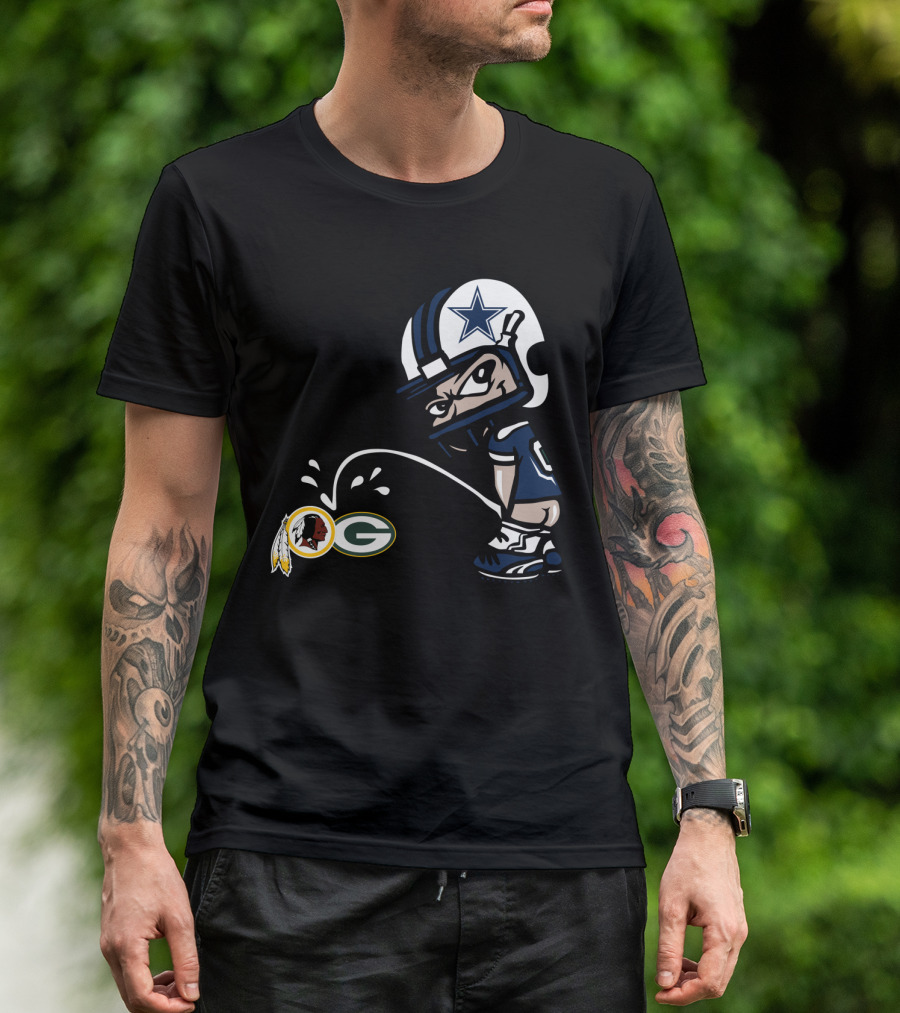 Cowboys Nation Rivalry Symbols Football Humor T-Shirt