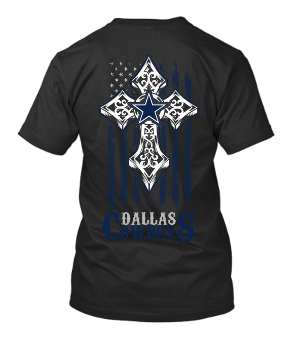 Dallas Cowboys Cross Star American Flag T-Shirt