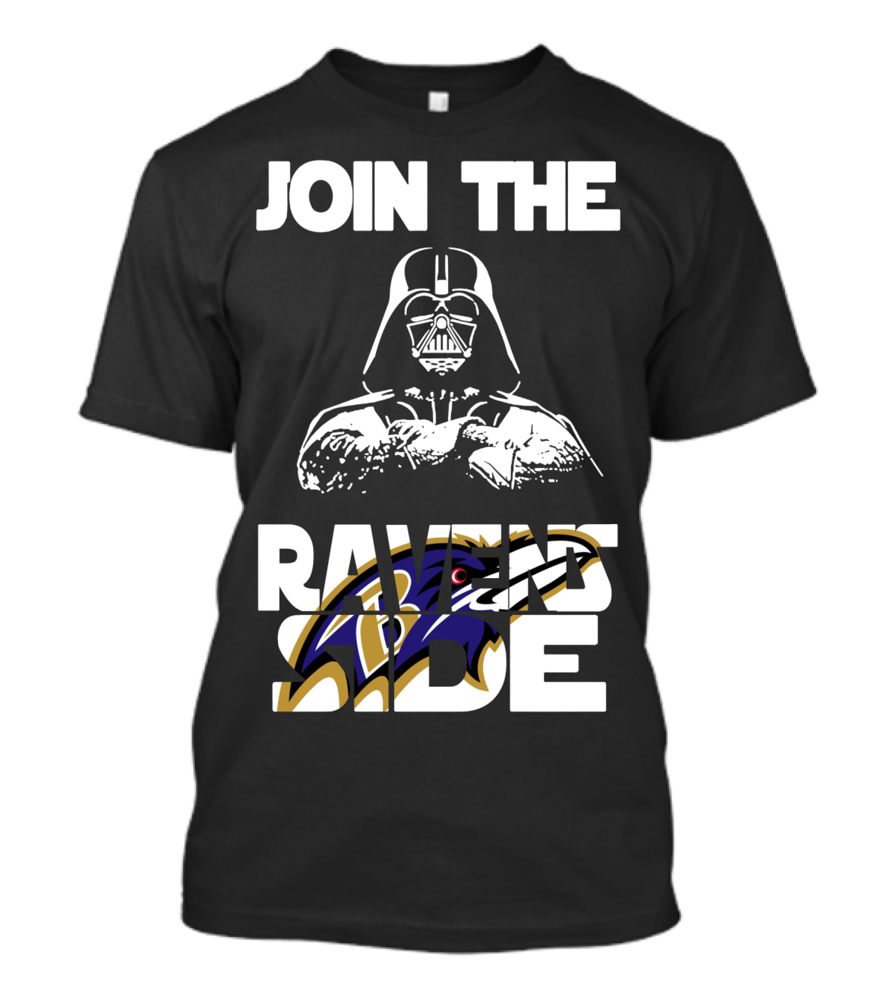 Join The Ravens Side Baltimore Ravens Football Fandom Merchandise T-Shirt