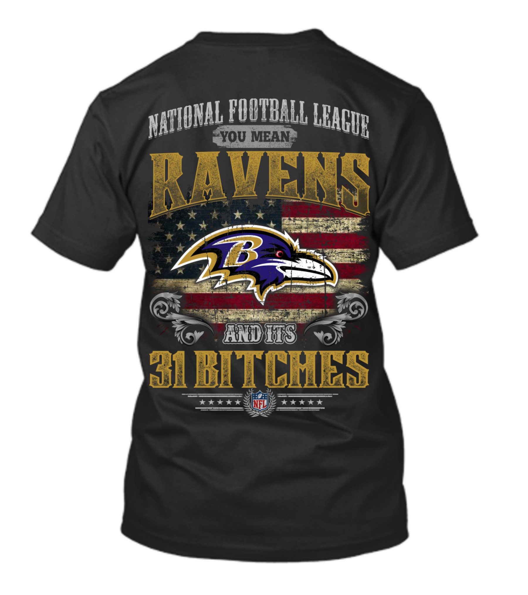 National Football League You Mean Ravens And Its 31 Bitches Nfl T-Shirt