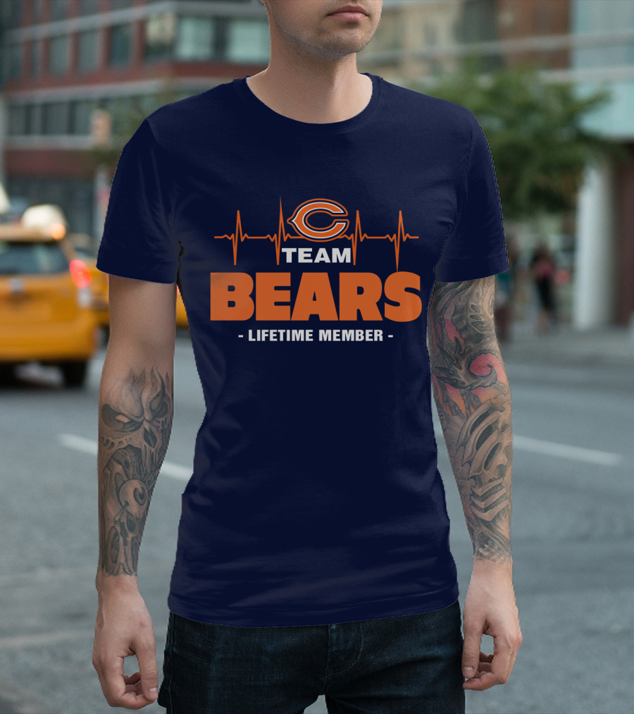 Team Chicago Bears Lifetime Member T-Shirt