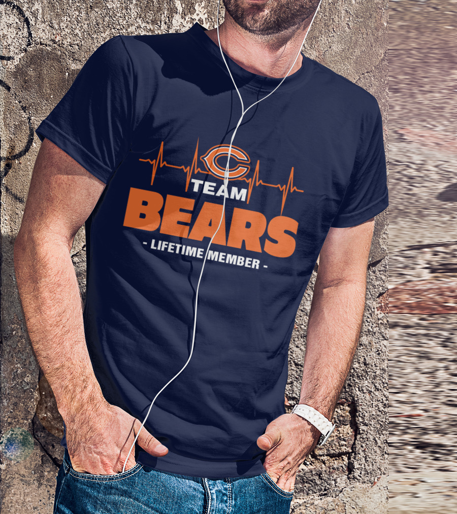 Team Chicago Bears Lifetime Member T-Shirt