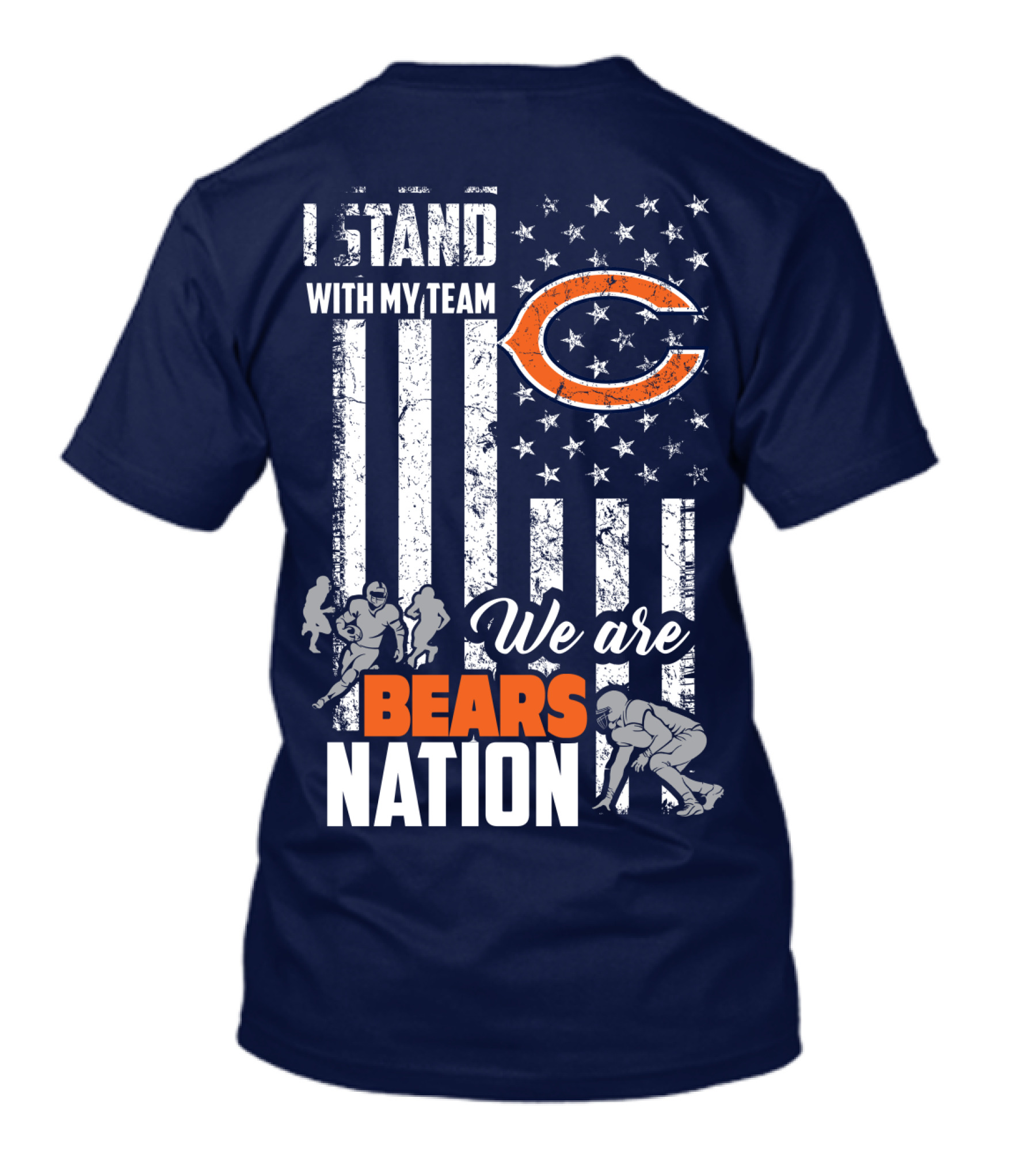 I Stand With My Team We Are Bears Nation T-Shirt
