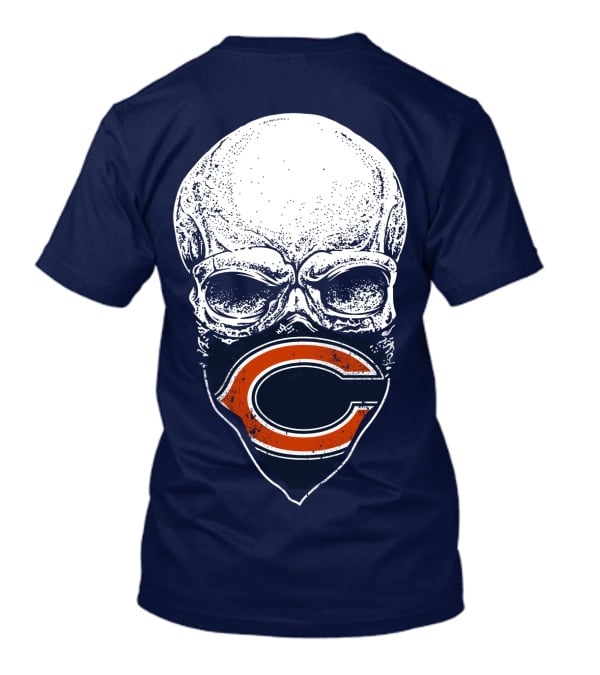 Chicago Bears Skull C T-Shirt