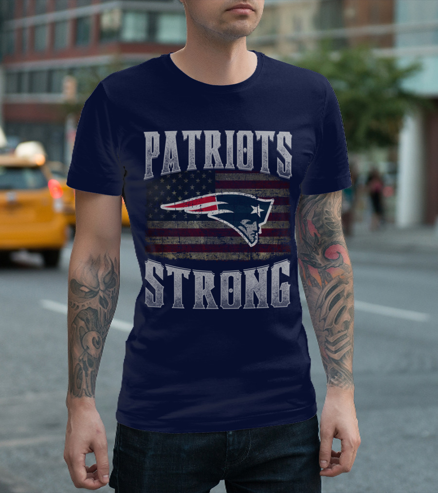 Patriots Strong Flag New England Patriots T-Shirt
