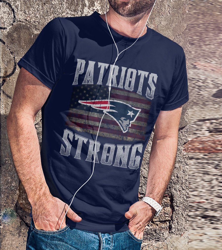 Patriots Strong Flag New England Patriots T-Shirt