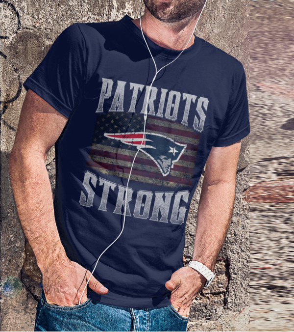 Patriots Strong Flag New England Patriots T-Shirt