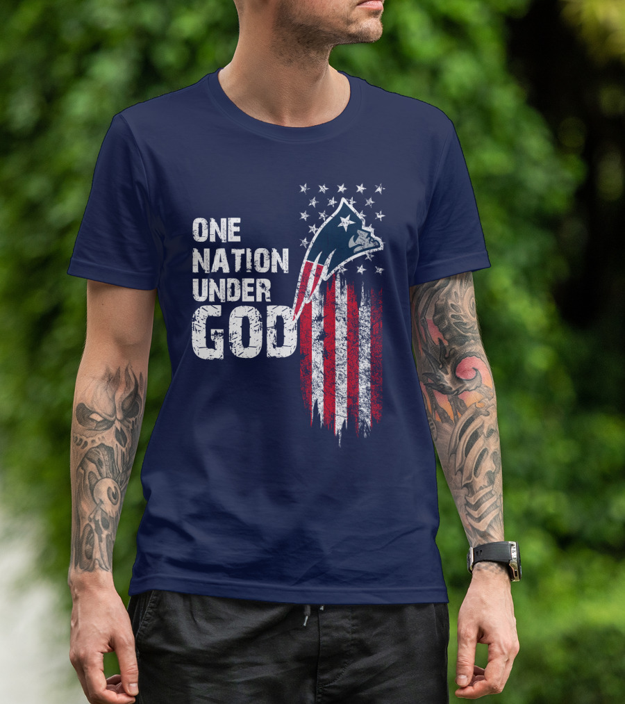 One Nation Under God New England Patriots T-Shirt