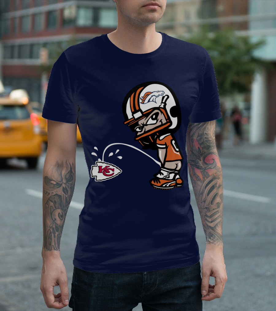 Denver Broncos Kc Rivalry Football Humor T-Shirt