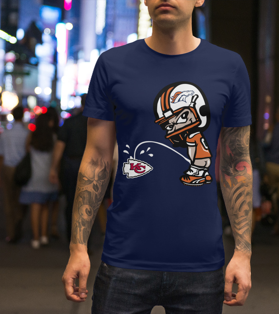 Denver Broncos Kc Rivalry Football Humor T-Shirt