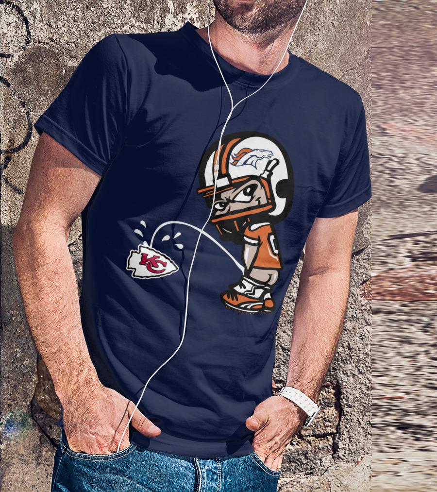 Denver Broncos Kc Rivalry Football Humor T-Shirt