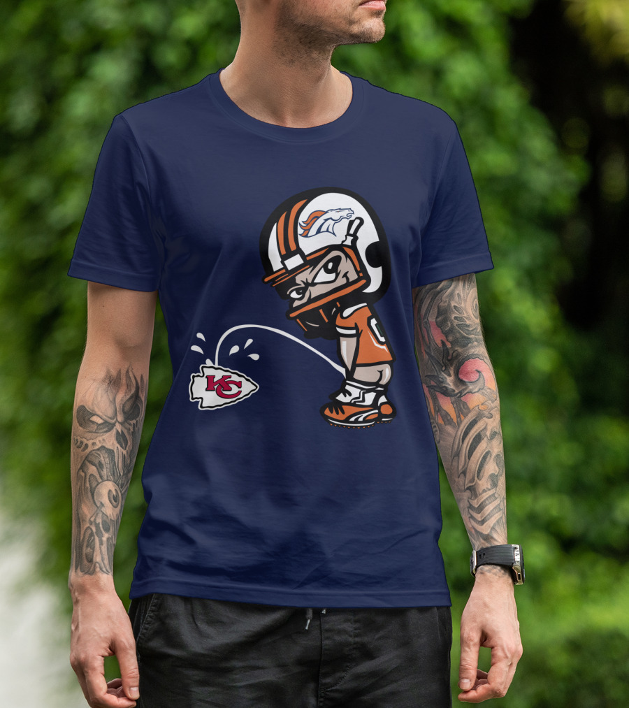 Denver Broncos Kc Rivalry Football Humor T-Shirt
