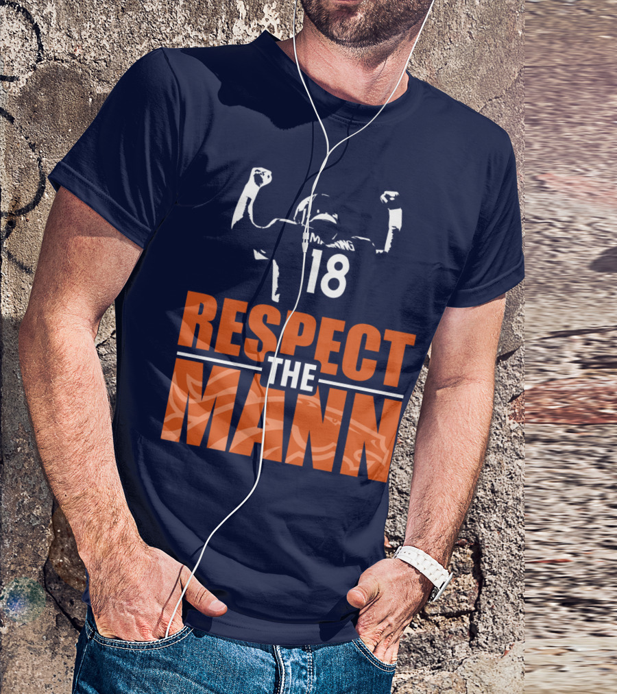 Manning Respect The Mann 18 Denver Broncos T-Shirt