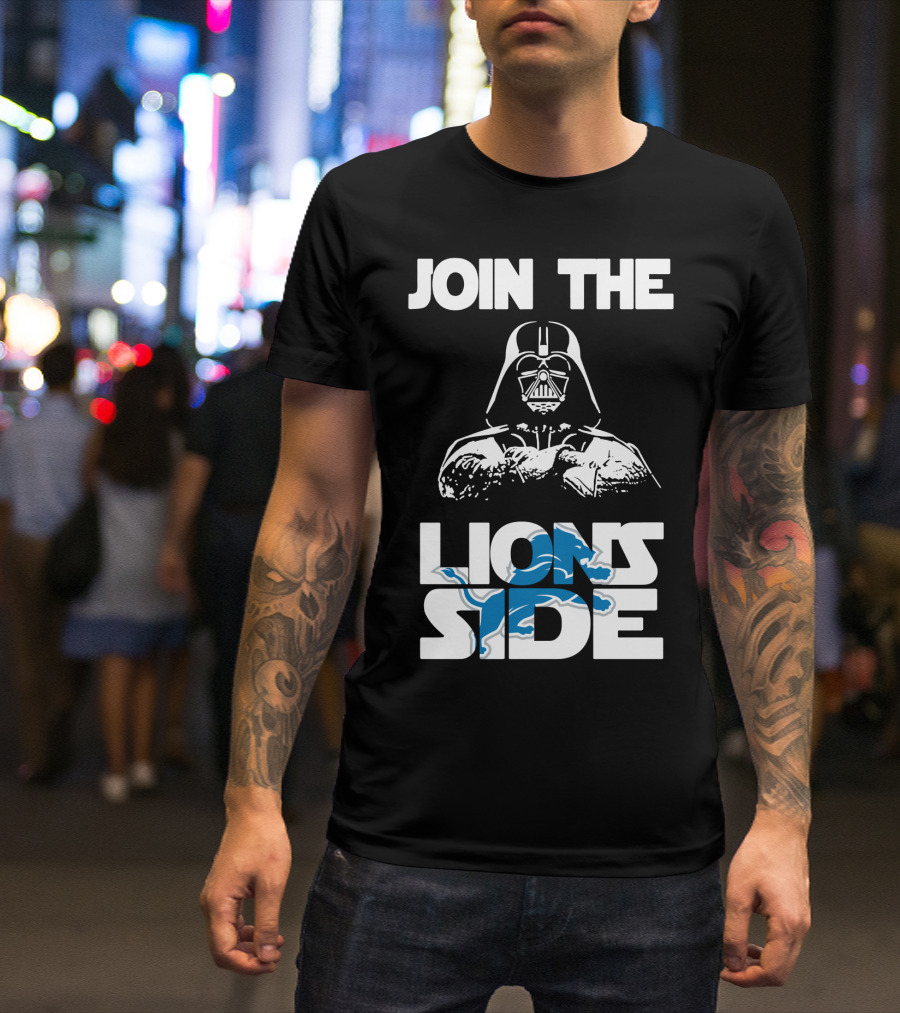 Join The Lions Side Detroit Lions T-Shirt
