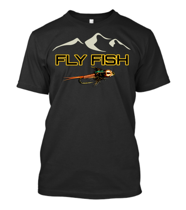 Fly Fish Caddis Nymph Outdoor Adventure T-Shirt