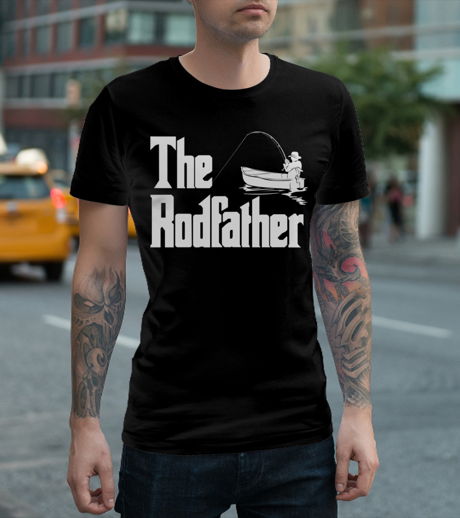 The Rodfather Funny Fishing Saying Fish Humor T-Shirt