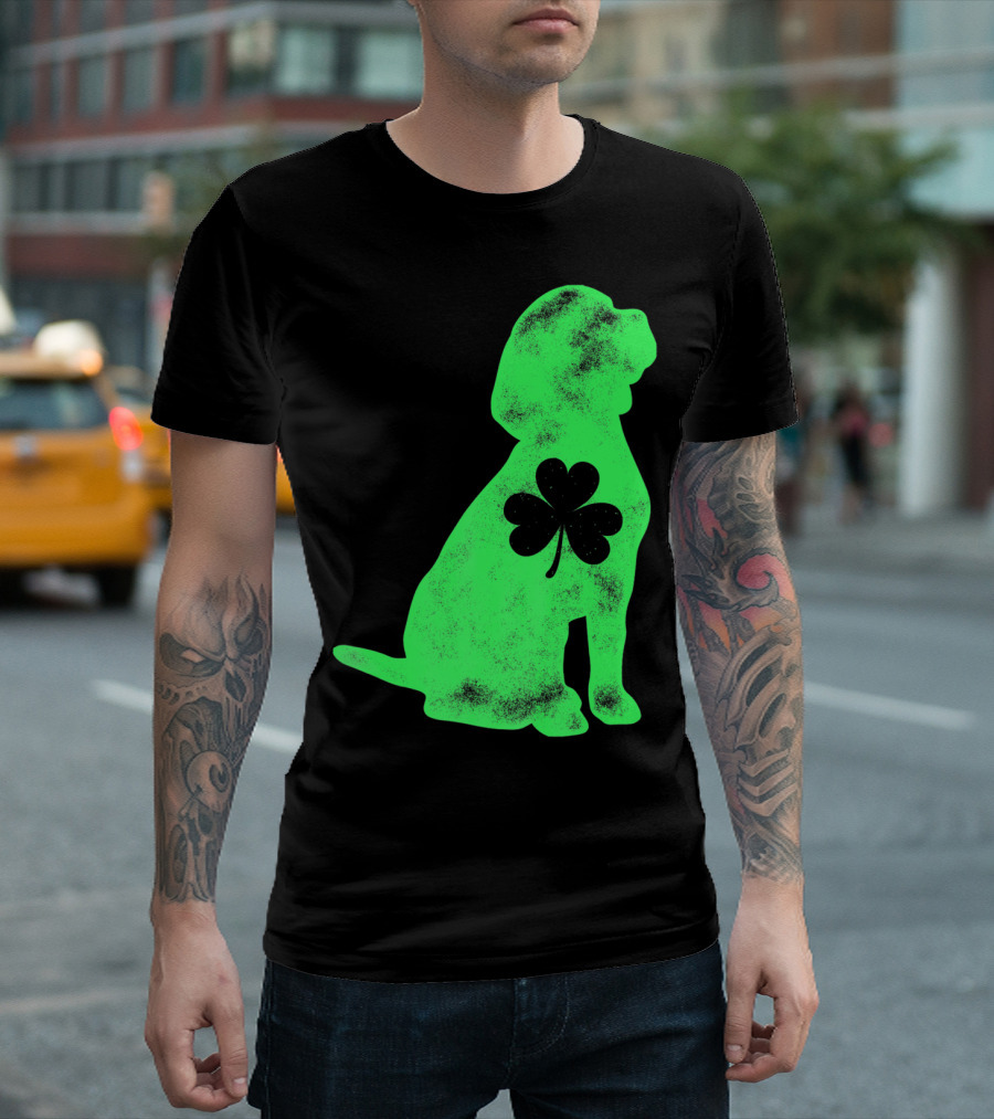 Beagle St Patricks Day Shamrock T-Shirt