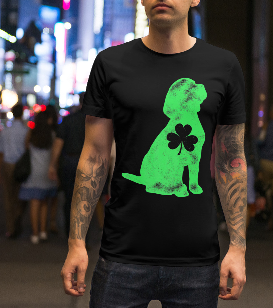 Beagle St Patricks Day Shamrock T-Shirt