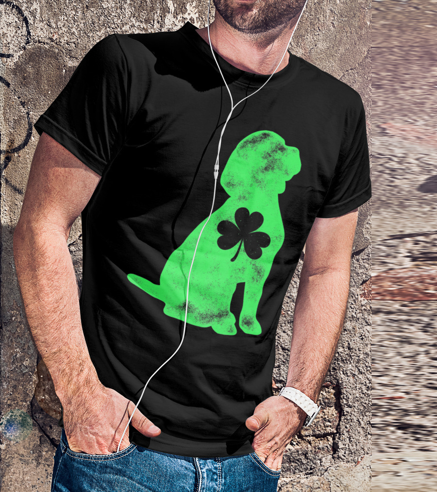 Beagle St Patricks Day Shamrock T-Shirt