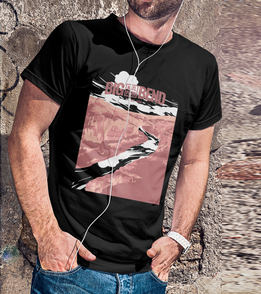 Big Bend Natl Park Texas USA Canyon Scene T-Shirt