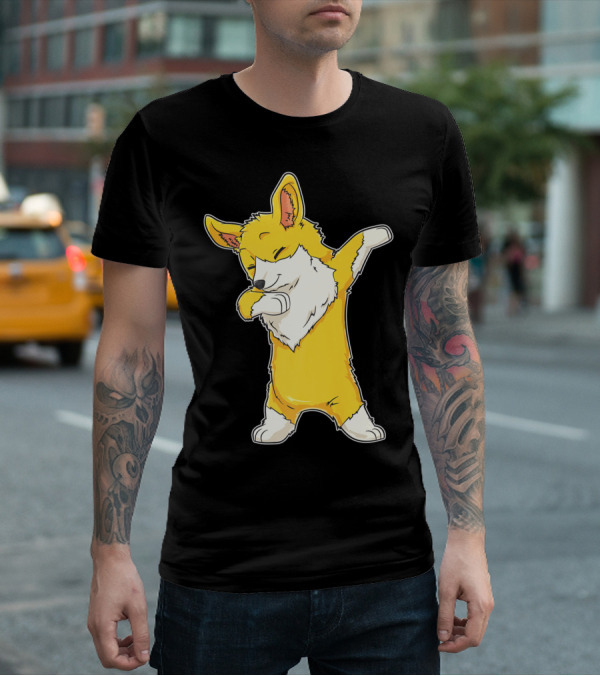 Corgi Dabbing Dance Welsh Corgis Dab T-Shirt