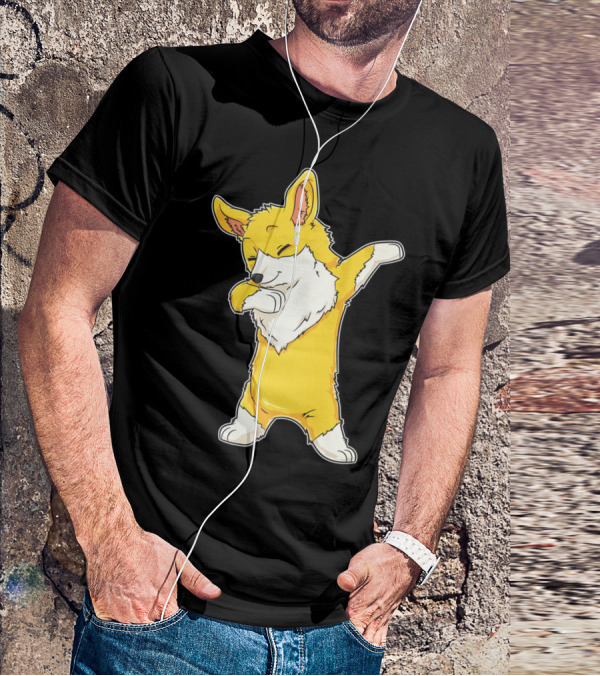 Corgi Dabbing Dance Welsh Corgis Dab T-Shirt